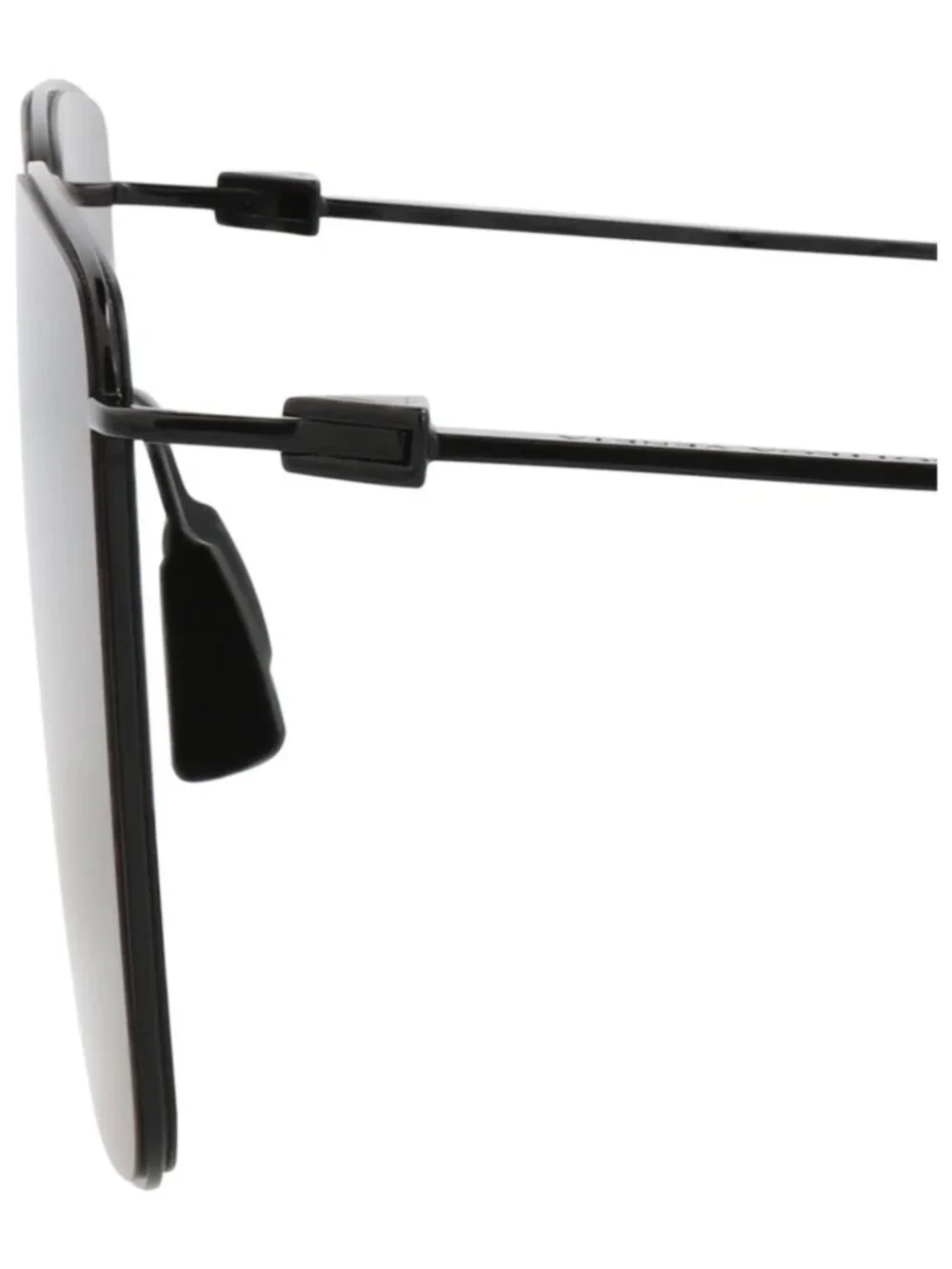 New Bottega Veneta Women's Sunglasses Square Rectangle Metal Frame Mens Black